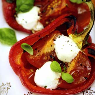 Roasted Pepper with Boilie Cheese